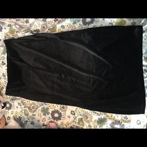 Velvet skirt